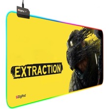 Ohbe Express Rgb Gaming Oyuncu Mousepad 90X40 Xxl Kaymaz Taban Exraction Mouse Pad 4mm Kalınlık