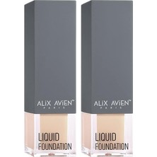 Ohbe Express Güneş Koruyucu SPF35+ Nemlendirici Etkili Kremsi Likit Fondöten - Foundation 301 Soft Ivory (2 Paketi)