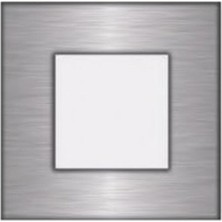 Empressco Koridor ve Merdiven Için Sensörsüz Kare Spot Lamba, Metalik Gri, 8X8CM