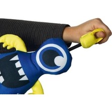 Ohbe Express Köpek Oyuncağı, Kumaş ve Ip, Sarı/lacivert, 16X5X35CM