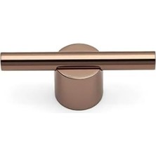 Ohbe Express 16 mm Rose Rengi Tek Delikli Kulp