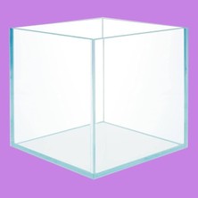 Ohbe Express 15X15X15 cm Full Ultra Clear Rodajlı Cam Akvaryum 6mm