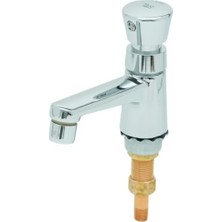 Ohbe Express T&s B-0712-VF05 Kendinden Kapanan Ölçme Özellikli Eşik Musluğu, 1/2 Inç Npsm Erkek Şaft ve 0,5 Gpm Çıkış