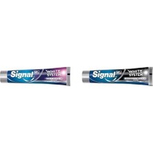 Ohbe Express Signal Diş Macunu Güçlü Beyazlık Güçlü Diş Minesi 75 ml ve Signal Diş Macunu Arındırıcı Beyazlık Aktif Karbon 75 ml