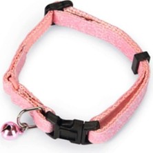 Ohbe Express Kedi Boyun Tasması, Zilli, Pembe, 23-32CM