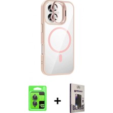 Marsilyan™- iPhone 17 Kılıf Yadigar Asil Koleksiyonu - Siyah Bilvis Hayalet Cam Ekran Koruyucu + Raze Metal Kamera Lens - Gı