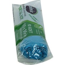 Ohbe Express Çöp Torbası Battal Boy 70X90CM 140GR 25MIKRON 70LT Mavi Rulo 10 Adet