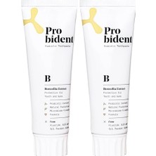 Ohbe Express Probident Aktif Probiyotikli Florürsüz Akgünlük Özüt Ilaveli Doğal Diş Macunu 75ML (2 Paketi)