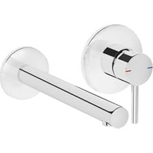 Ohbe Express Origin A42581 Lavabo Bataryası, Iki Rozetli, Sıva Üstü, Krom