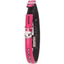 Ohbe Express Deri Kedi Boyun Tasma, 30 Cm, Pembe