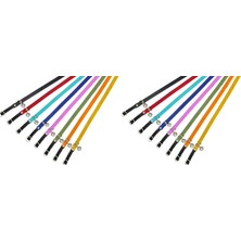 Ohbe Express Karlıe Kadife Kedi Tasma Çıng. 30 cm Açık Mavi (2 Paketi)