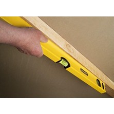 Ohbe Express Klasik Su Terazisi (100 cm Uzunluk, Yatay/dikey Su Terazisi, Şok Emici, Hassasiyet ± 0,5 Mm/m) STHT1-43105, Sarı