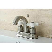 Ohbe Express KB5618PX Restorasyon 10 cm Merkez Seti Tuvalet Musluğu, Nikel