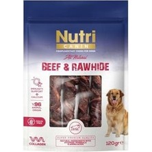 Ohbe Express Nutri Sığır Eti Sarılı Tahılsız Büyük Boy Kemik Köpek Ödülü 120 gr