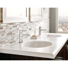 Ohbe Express Rizon Krom Iki Saplı Yaygın Banyo Bataryası, Valf Ayrı Satılır, T6920, 0.5, Krom