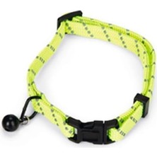 Ohbe Express Kedi Boyun Tasması, Zilli, Sarı, 24,5-33CM