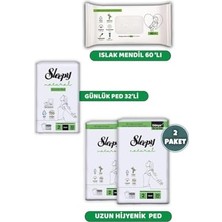 Ohbe Express Natural Ultra Hassas Ped Uzun 40'lı, Günlük Ped 32'li, Natural 60'lı Mendil ve Rosıe