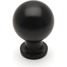 Ohbe Express Siyah Renkli 30 mm Tek Delikli Kulp