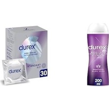 Ohbe Express Yok Ötesi Ultra Kaygan Ince Prezervatif 30'lu ve Durex Aloe 2'si 1 Arada Kayganlaştırıcı & Masaj Jeli 200 ml
