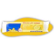 Ohbe Express Tuffy’s Büyük Boy Çöp Torbası 65X73 cm – 50 Adet Limon Kokulu Bağcıklı Çöp Poşeti – Dayanıklı ve Sızdırmaz Mutfak Çöp Torbası