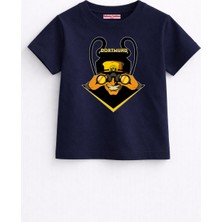 Rabona Fashion Dortmund Black Wall Çocuk T-Shirt