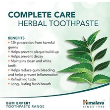 Ohbe Express Himalaya Since 1930 Komple Bakım Bitkisel Diş Macunu, Florürlü, Parabensiz, Vejeteryan, Güçlü Dişler, 75 ml 2li Paket