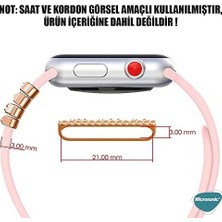 Ohbe Express Ultra Kordon Süsü Charm Inci Kalp Rose
