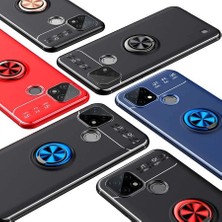 Ohbe Express Realme C21 Kılıf Siyah- Draco Yüzüklü Silikon Orijinal Esnek Ince Geliştirilmiş Dayanıklı Darbe Karşıtı Koruyucu Yeni Nesil Tasarım (Realme C21, Siyah-)