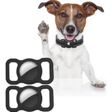 Ohbe Express Hava Etiketi Köpek Tasması Tutucu, 2 Adet Silikon Hava Etiketi Kılıfı, Kayıp Önleyici Köpek Tasması Tutucu, Su Geçirmez Koruyucu Hava Etiketi Kılıfı, Köpek ve Kedi Için Takip Cihazı Kılıfı