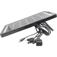 Ohbe Express Çok Fonksiyonlu Güneş Enerji Paneli Şarj Cihazı Çoklu Giriş