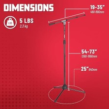 Ohbe Express Frameworks GFW-MIC-2020 | Standart Tek Bölümlü Boom Kollu Mikrofon Standı