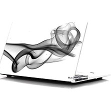 Ohbe Express MacBook Pro 15 Inç Kılıf A1707 A1990 Uyumlu Sert Kapak | Usb-C Bar 2016-2019 Lazer Baskılı Desenli Hard Koruyucu Gri
