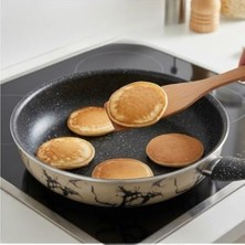 Ohbe Express Yapışmaz Tava, Mermer Desenli, 25 Cm, Teflon Kaplama, Ergonomik Sap, Homojen Isı Dağılımı