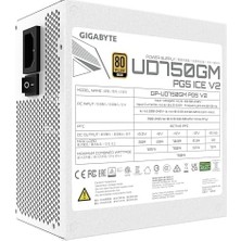 Ohbe Express Gigabyte GP-UD750GM Pg5 V2 Ice 750W 80+ Pcıe 5.1 - Atx 3.1 Full Modüler Beyaz Power