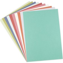 Ohbe Express Surfacez Cardstock Sheets A4 60PK (10 Botanik Renk), 665276, Çok Renkli, Tek Boyut