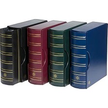 Ohbe Express Leuchtturm Varıo Klasik Geniş Kasetli Klasör (263X310X90MM) (Kağıt Para, Pul, Zarf ve Efemera Koleksiyonlarınız Için Idealdir), Siyah Kapak