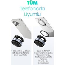 Ohbe Express Magnetpro Araç Telefon Tutucu Magsafe Vakumlu | 360° Dönebilir, Mükemmel Tutunma, Ultra Güçlü Vantuz N52 Çift Mıknatıs, Magsafe Uyumlu, Araç, Ofis, Spor Salonu Için