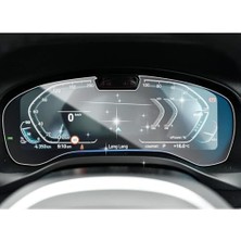 Ohbe Express Bmw 520I G30 ile Uyumlu Mat Ekran Koruyucu Şeffaf Dijital Gösterge