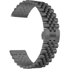 Ohbe Express - ile Uyumlu Gt2 46MM Kordon 22MM Metal Kordon 36 Gümüş-Rosegold