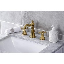 Ohbe Express FSC1973BX Metropolitan Yaygın Banyo Musluğu, Fırçalanmış Pirinç