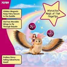 Ohbe Express Schleich Bayala 70789 Uçan Peri Parıltılı Baykuş Oyun Seti - Büyüleyici Peri ve Baykuş Figürü, Fantezi Dolu Baykuş ve Elf Oyun Seti, 5 Yaşından Itibaren Figür Seti