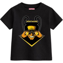 Rabona Fashion Dortmund Black Wall Çocuk T-Shirt