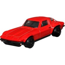 Ohbe Express Auto Custom Corvette Stinggrey Coupe - And Frious Kadınlar - Model Döküm Ölçeği 1:64 - Uzunluk 7 Cm, HRW40