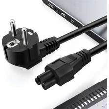 Ohbe Express PX-YNC15 1.5 Metre Pover Kablosu, 3X0.75MM Notebook Adaptör Power Kablo, Full Bakır Power Kablo