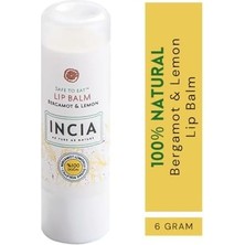Ohbe Express INCIA%100 Doğal Dudak Besleyici Bergamot & Limon Bitkisel Nemlendirici Dudak Bakım Kremi 6 G