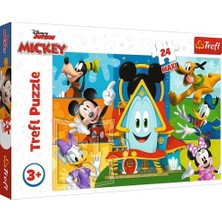 Ohbe Express 14351 24 Büyük Yapboz, 24 Büyük Parça, Renkli Masal Karakterleri, Yaratıcı Eğlence, 3 Yaşından Büyük Çocuklar Için Eğlence,, Mouse ve Arkadaşları