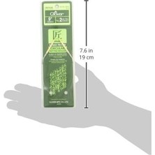 Ohbe Express Clover Takumi Bambu Yuvarlak Örgü Iğneleri 9"-Boyut 2/2,75MM