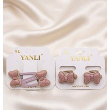Happy Aksesuar Fiyonk Figürlü Toka Set Çıtçıtlı ve Lastik