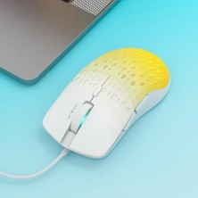Ohbe Express Aula S11 Pro 3600DPI Rgb Optik Gaming Mouse Sarı