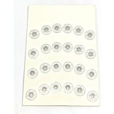 Şeffaf Çıtçıt / Plastik Çıtçıt / Orta Boy /